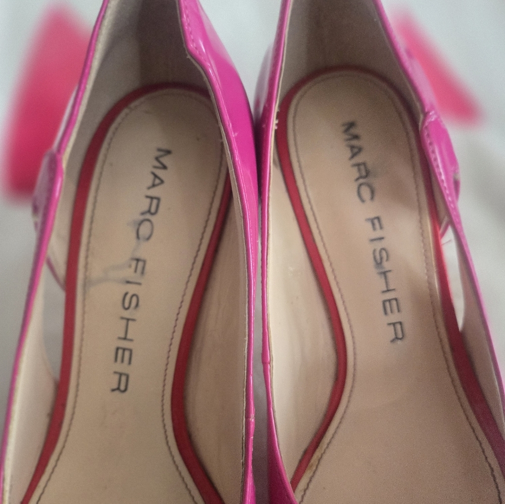 Marc Fisher Pink Platform Heels - Picture 6 of 10